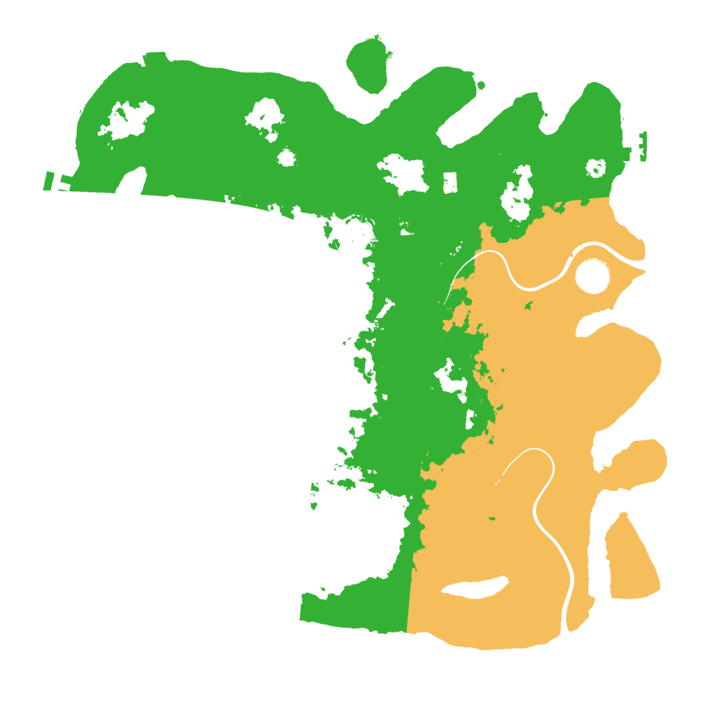 Biome Rust Map: Procedural Map, Size: 3650, Seed: 82200050