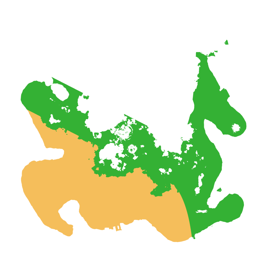 Biome Rust Map: Procedural Map, Size: 3000, Seed: 191818193