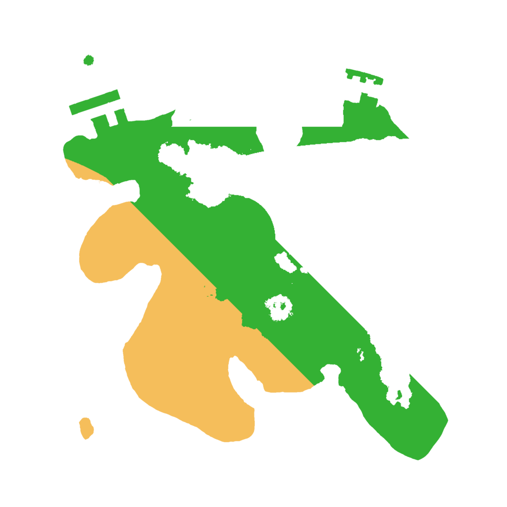 Biome Rust Map: Procedural Map, Size: 2000, Seed: 2080078960