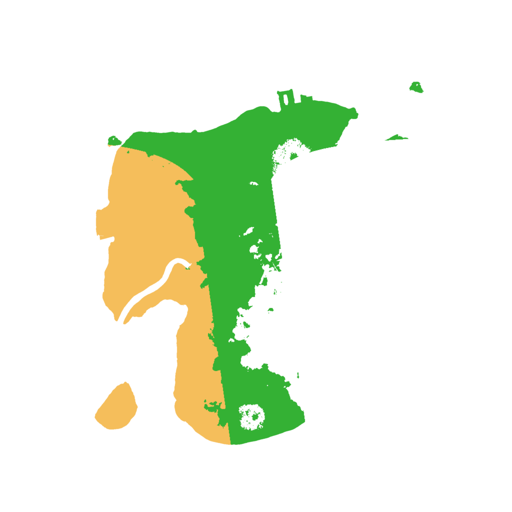 Biome Rust Map: Procedural Map, Size: 2000, Seed: 650002750