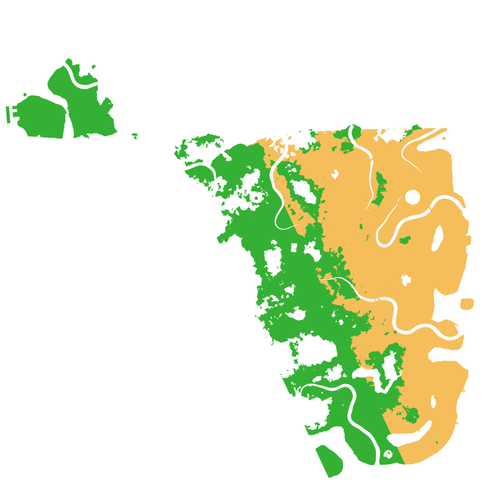Biome Rust Map: Procedural Map, Size: 6000, Seed: 69448240