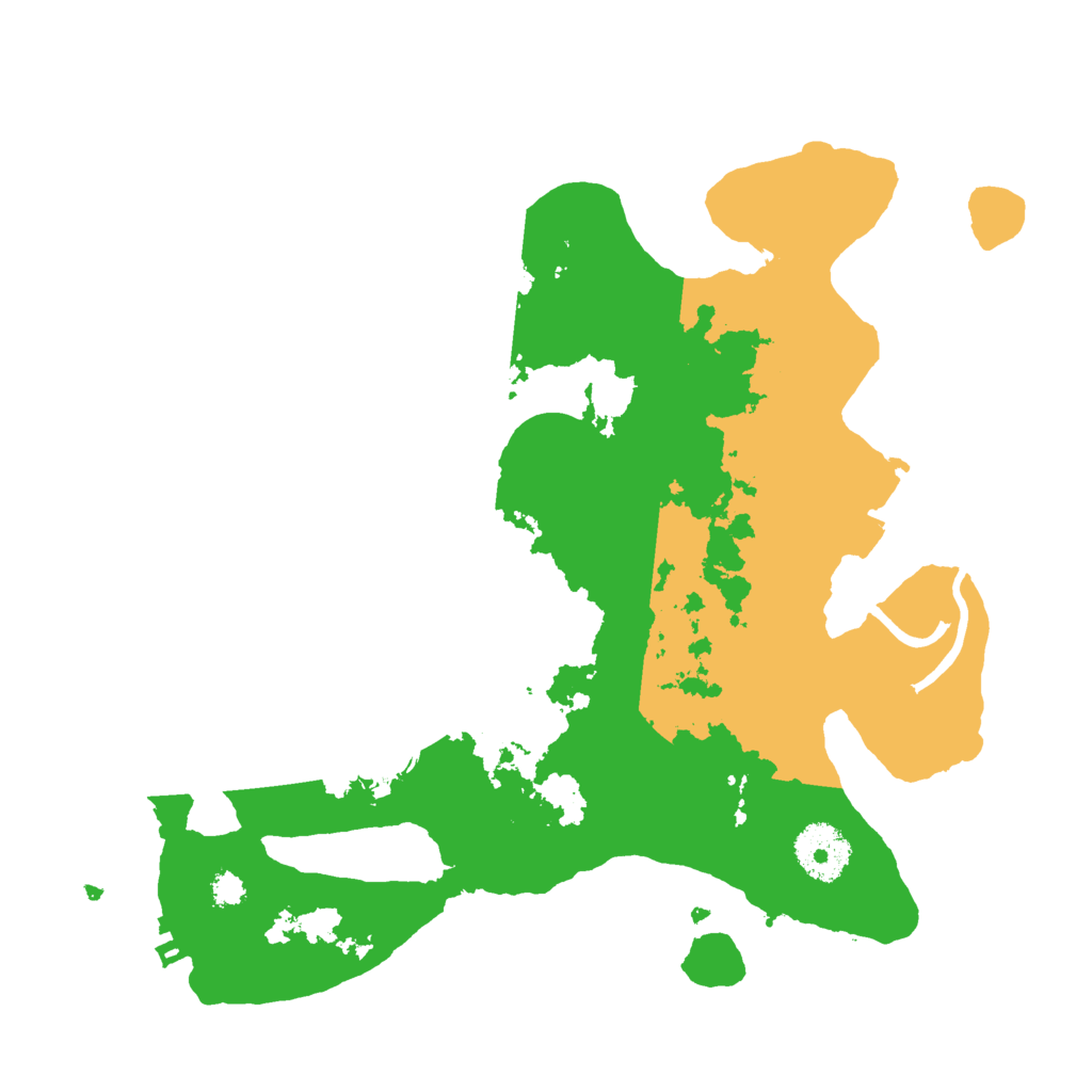 Biome Rust Map: Procedural Map, Size: 3000, Seed: 22929