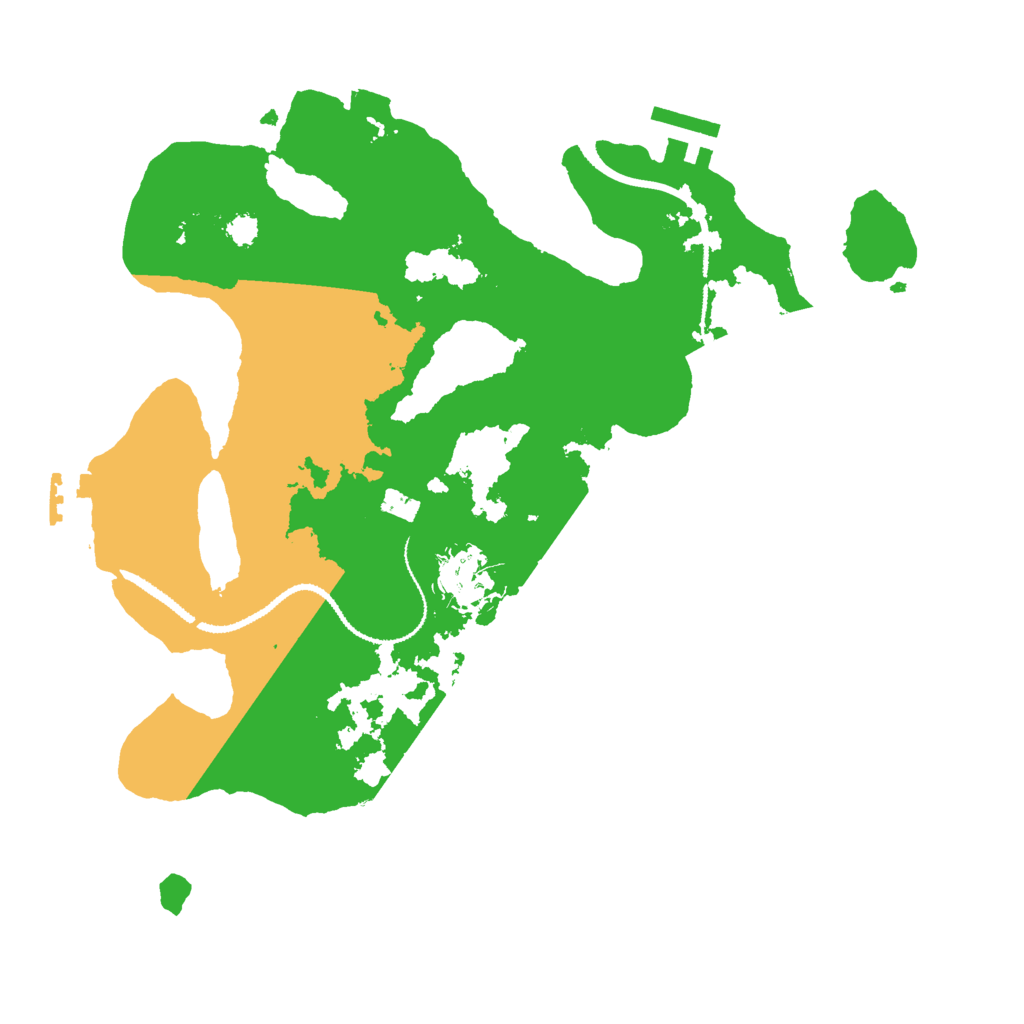 Biome Rust Map: Procedural Map, Size: 3000, Seed: 375420460