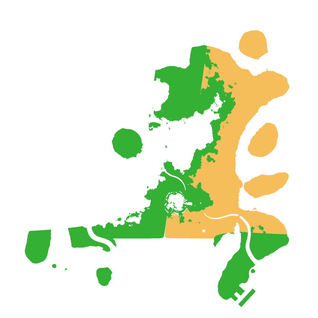 Biome Rust Map: Procedural Map, Size: 3000, Seed: 493667893