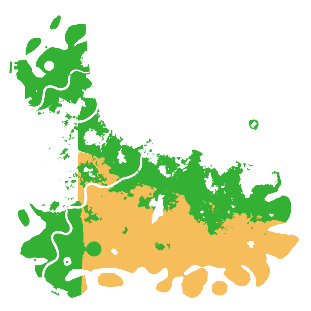Biome Rust Map: Procedural Map, Size: 5500, Seed: 739652712