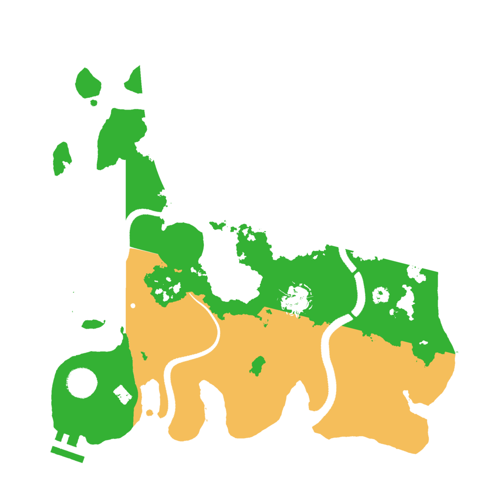 Biome Rust Map: Procedural Map, Size: 3000, Seed: 1651483406