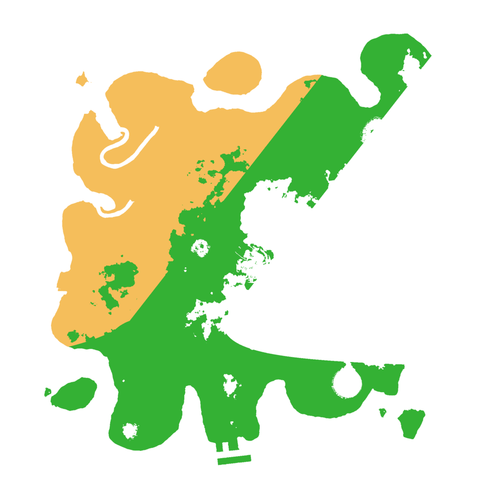 Biome Rust Map: Procedural Map, Size: 3000, Seed: 445459261