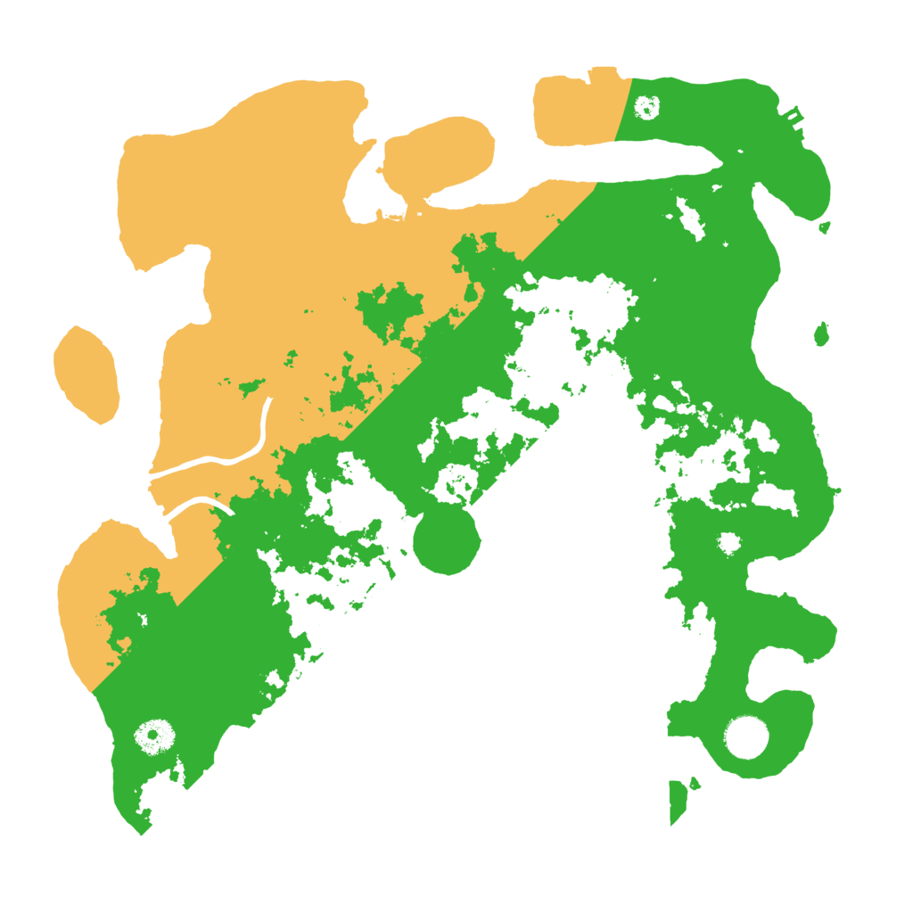 Biome Rust Map: Procedural Map, Size: 3700, Seed: 62265877