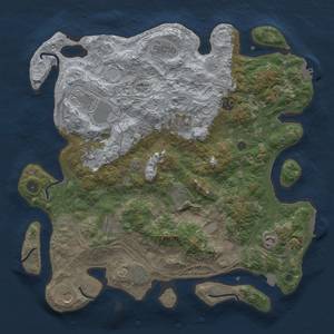 Thumbnail Rust Map: Procedural Map, Size: 4250, Seed: 626985, 19 Monuments