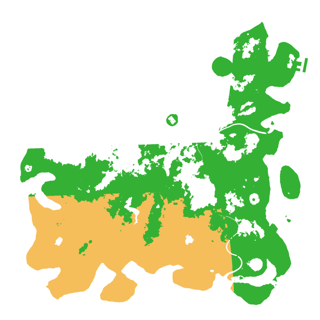 Biome Rust Map: Procedural Map, Size: 4500, Seed: 33484317