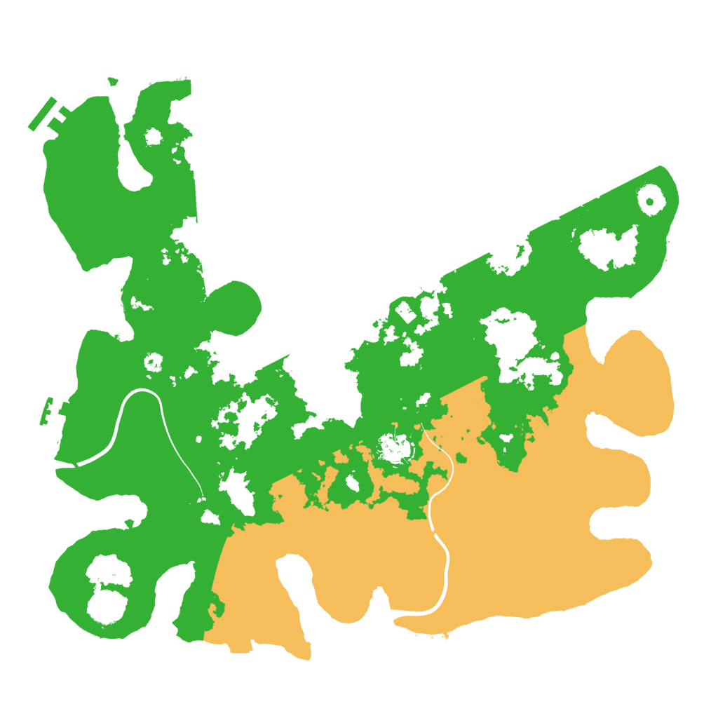 Biome Rust Map: Procedural Map, Size: 3750, Seed: 799932