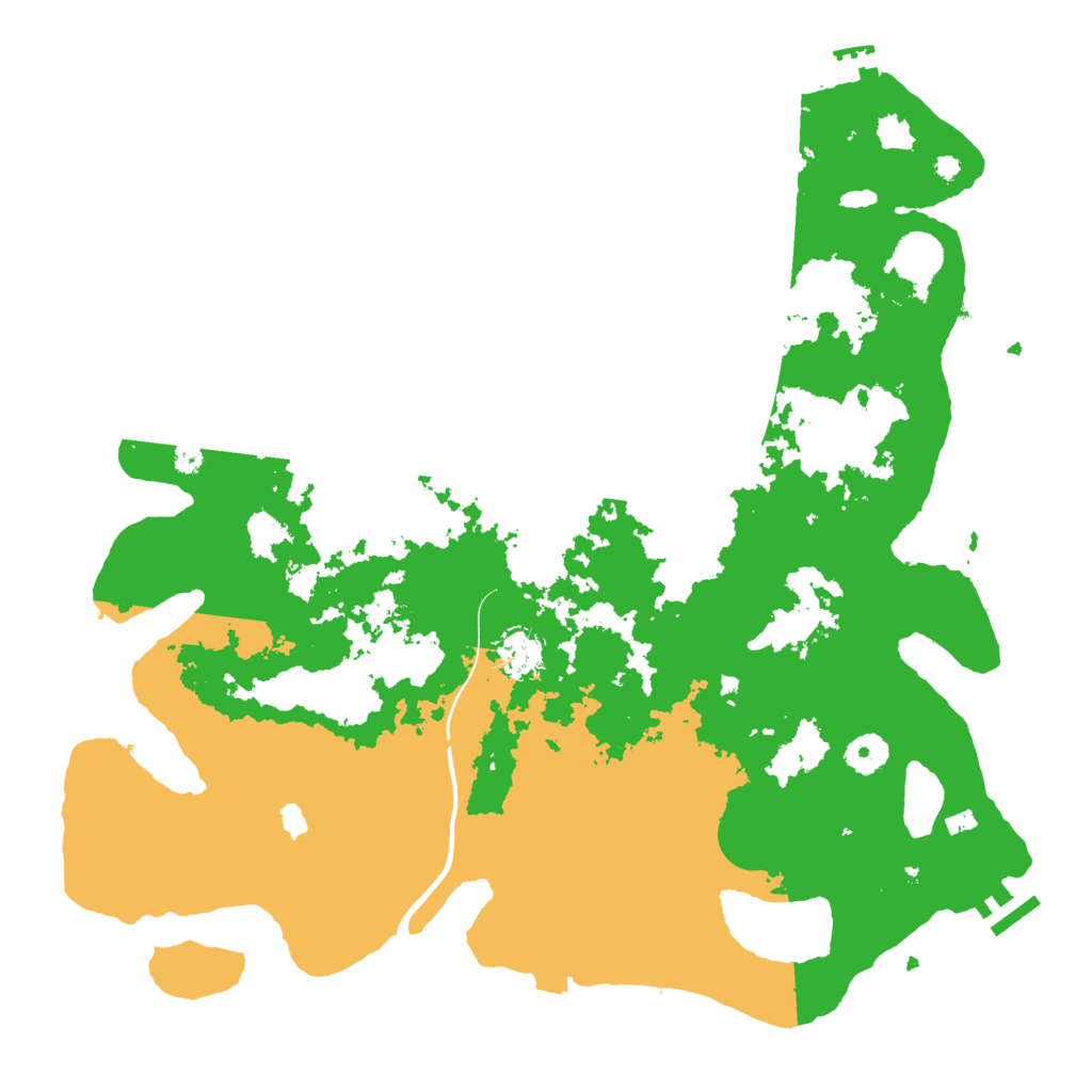 Biome Rust Map: Procedural Map, Size: 4000, Seed: 1458952