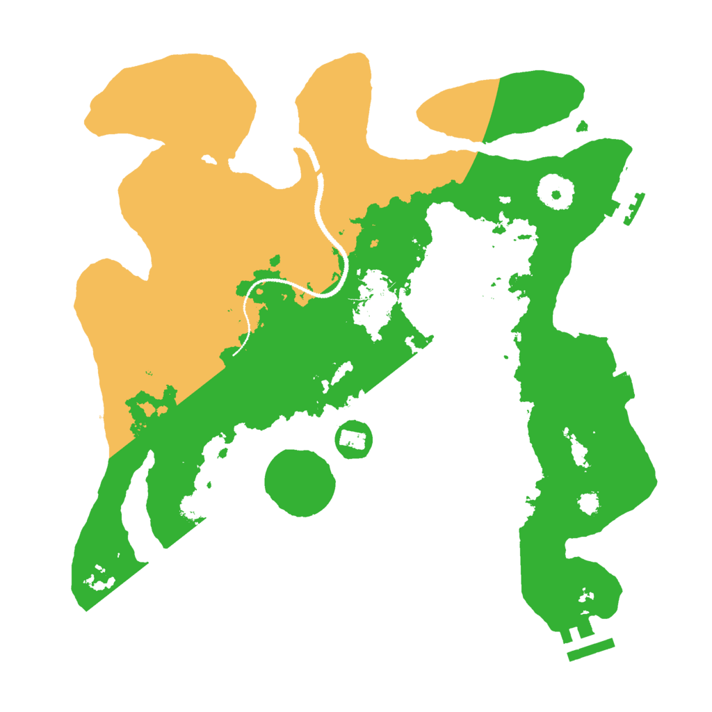 Biome Rust Map: Procedural Map, Size: 3000, Seed: 397337