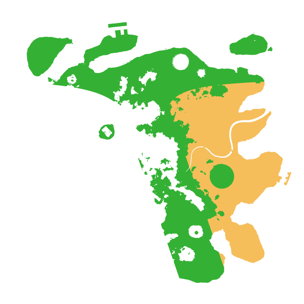 Biome Rust Map: Procedural Map, Size: 3300, Seed: 1714217211
