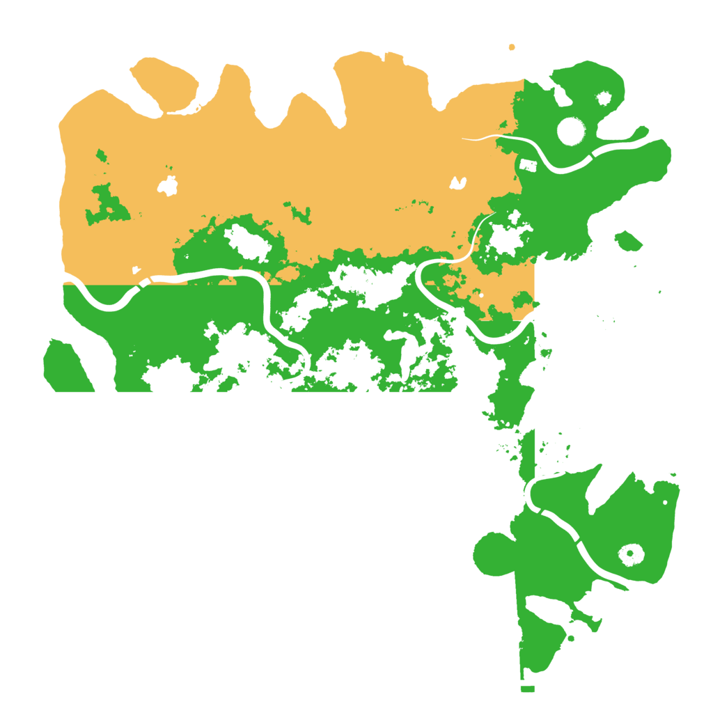 Biome Rust Map: Procedural Map, Size: 4500, Seed: 655626117