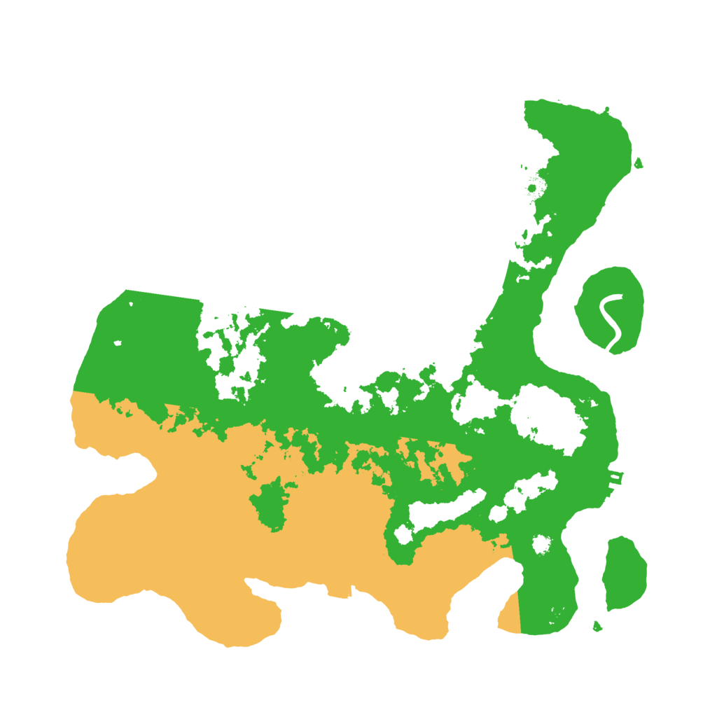 Biome Rust Map: Procedural Map, Size: 3500, Seed: 184834576