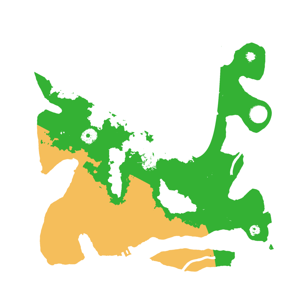 Biome Rust Map: Procedural Map, Size: 3000, Seed: 13839