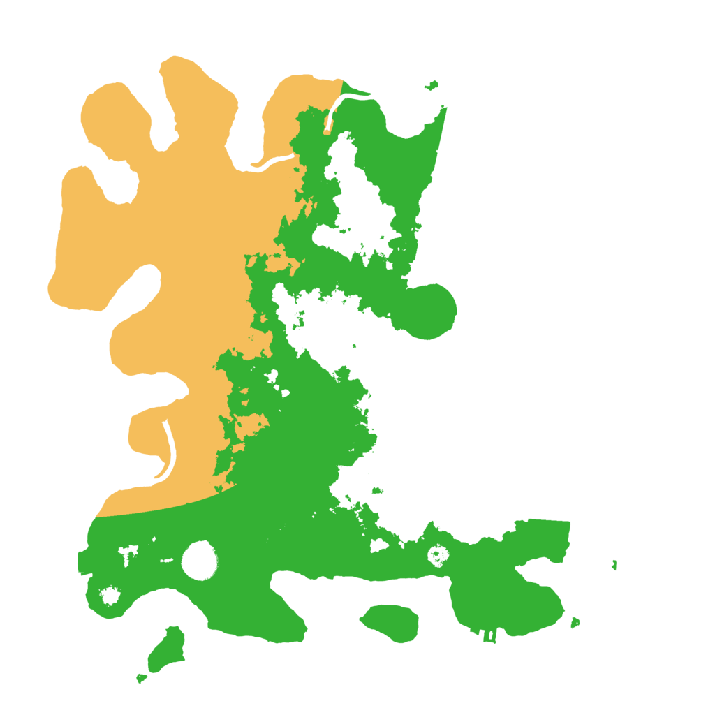 Biome Rust Map: Procedural Map, Size: 3500, Seed: 1753362863