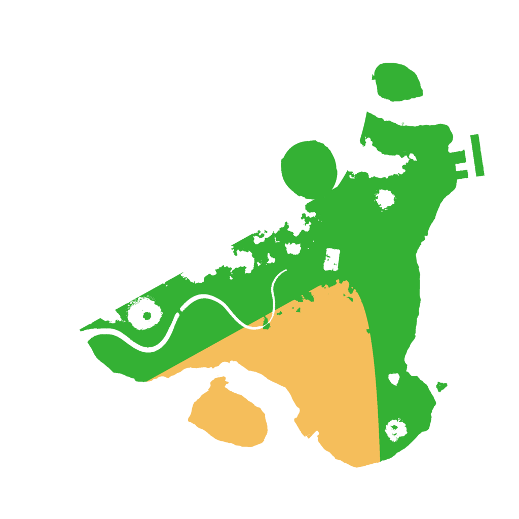Biome Rust Map: Procedural Map, Size: 2500, Seed: 1018183122