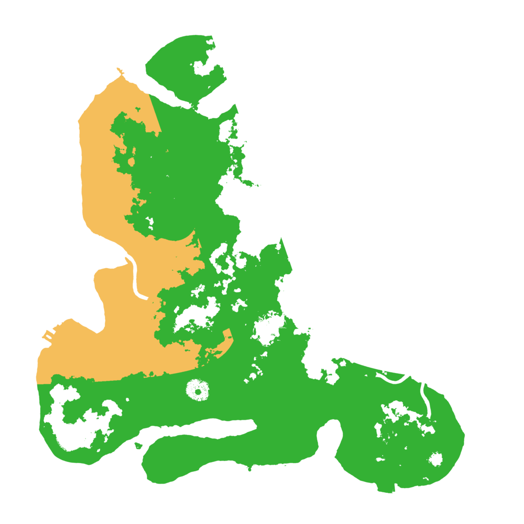 Biome Rust Map: Procedural Map, Size: 3500, Seed: 1324813556