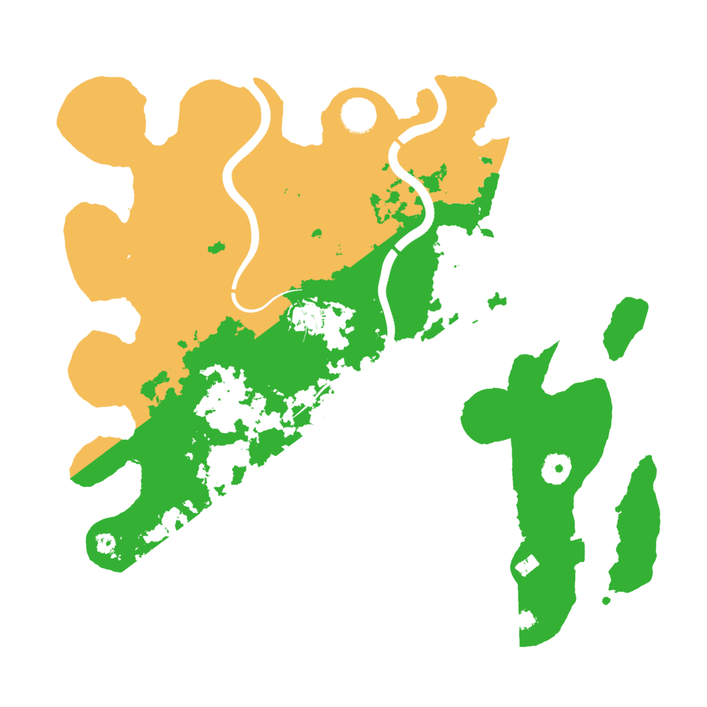 Biome Rust Map: Procedural Map, Size: 3500, Seed: 452136569