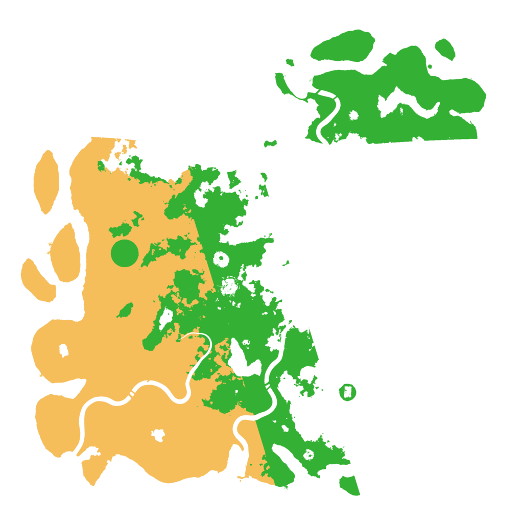 Biome Rust Map: Procedural Map, Size: 5000, Seed: 993803750