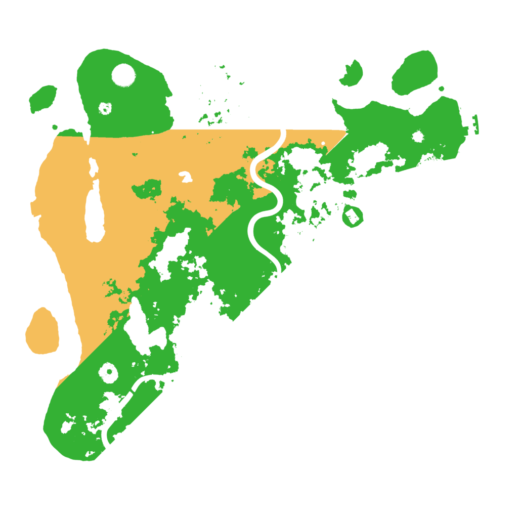Biome Rust Map: Procedural Map, Size: 4000, Seed: 1234554321