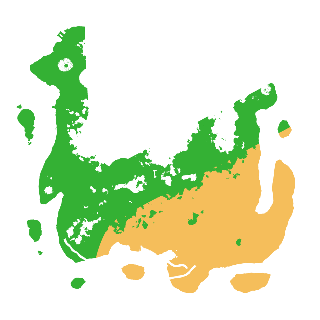 Biome Rust Map: Procedural Map, Size: 3500, Seed: 3624821