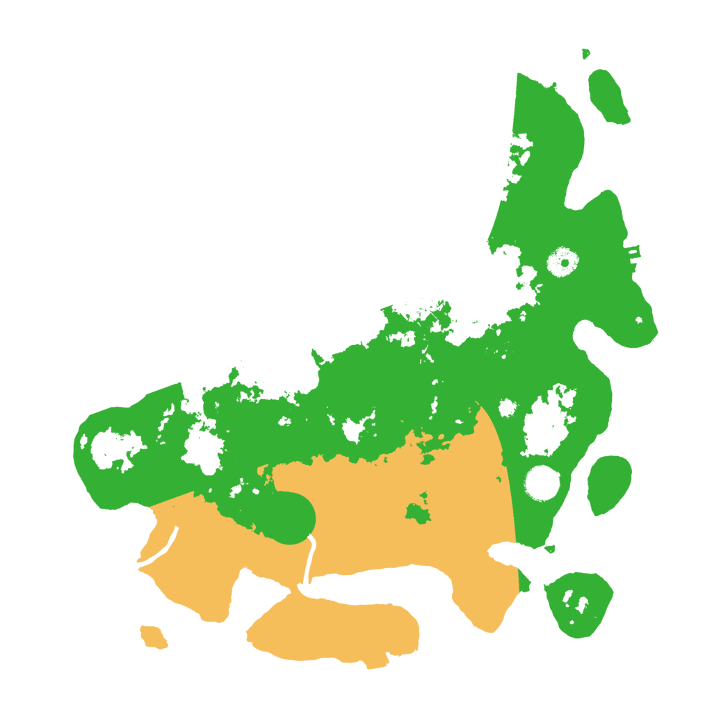 Biome Rust Map: Procedural Map, Size: 3600, Seed: 29798438