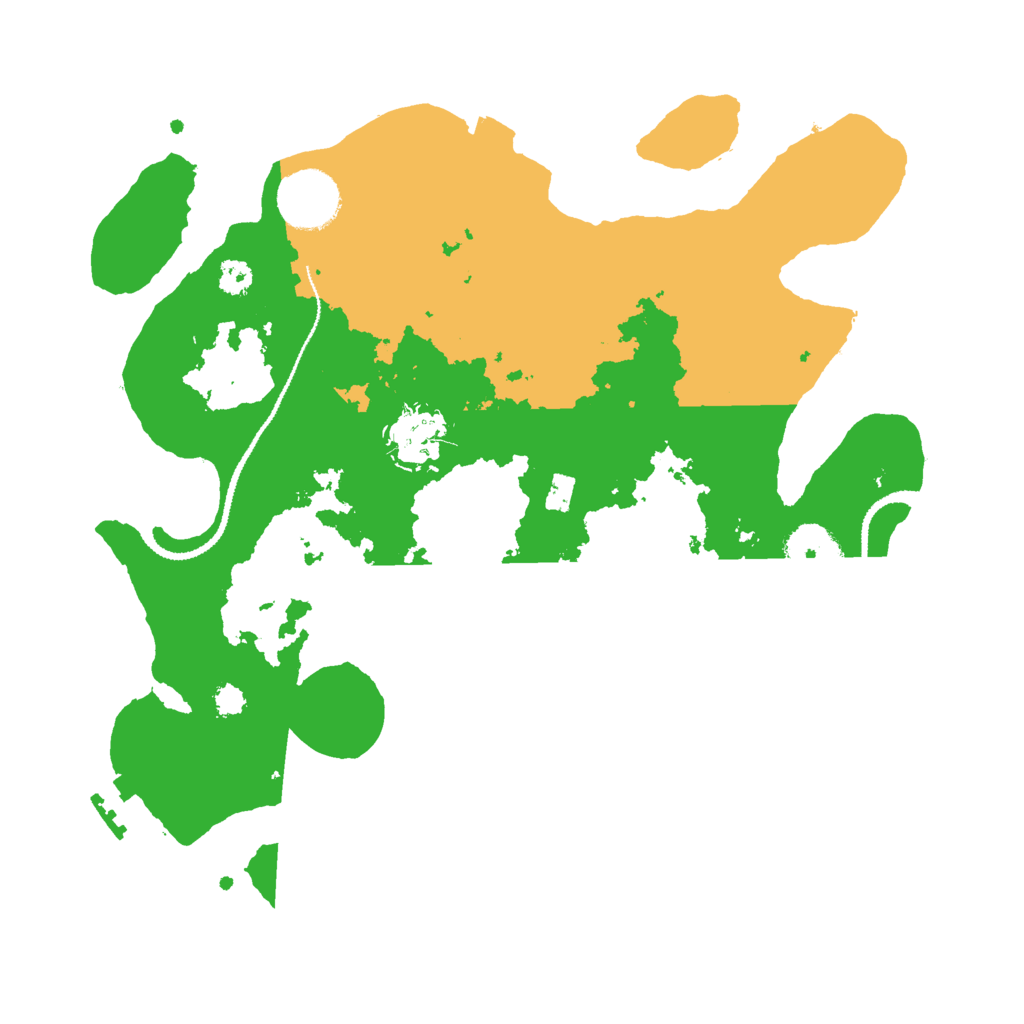 Biome Rust Map: Procedural Map, Size: 3000, Seed: 804893163