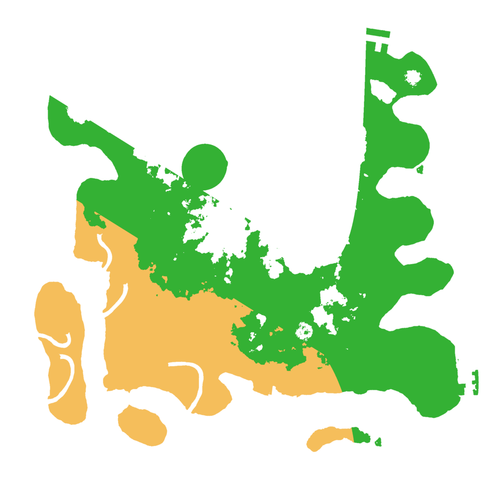 Biome Rust Map: Procedural Map, Size: 3000, Seed: 468638075