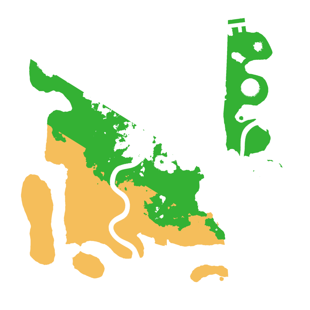 Biome Rust Map: Procedural Map, Size: 3000, Seed: 468638075