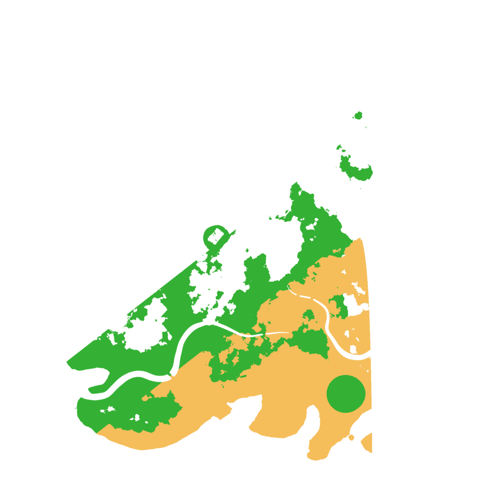 Biome Rust Map: Procedural Map, Size: 3500, Seed: 5089