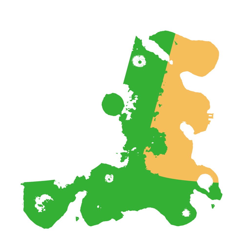 Biome Rust Map: Procedural Map, Size: 3000, Seed: 94357