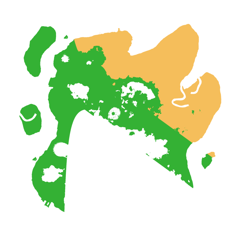 Biome Rust Map: Procedural Map, Size: 3000, Seed: 4583