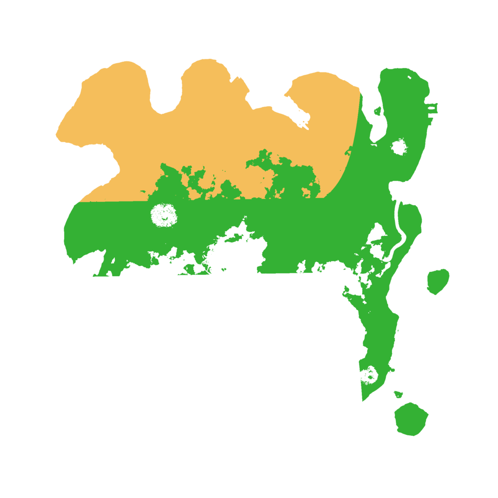 Biome Rust Map: Procedural Map, Size: 3000, Seed: 230986