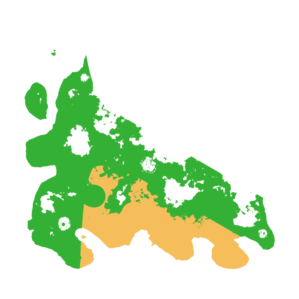 Biome Rust Map: Procedural Map, Size: 3500, Seed: 85451876