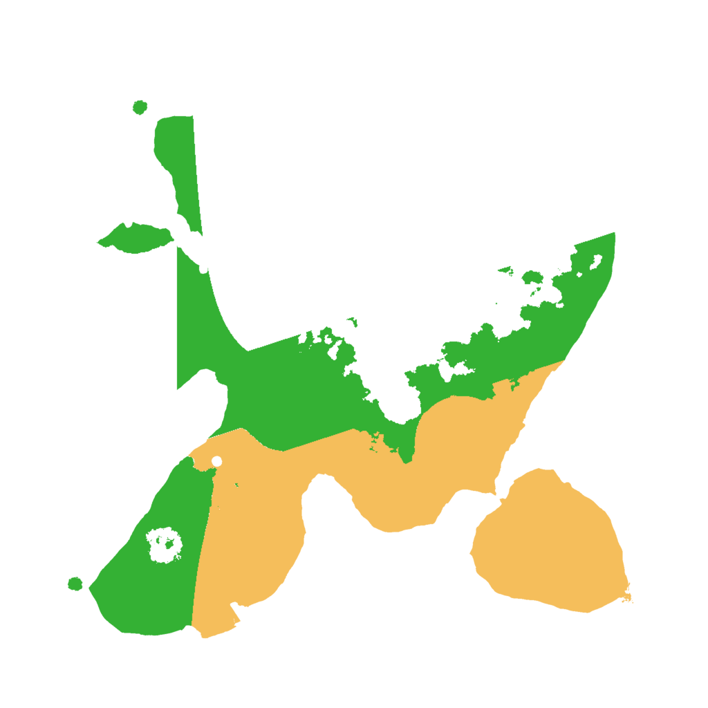 Biome Rust Map: Procedural Map, Size: 2000, Seed: 1117014738