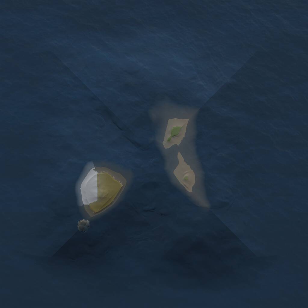 Rust Map: Procedural Map, Size: 1000, Seed: 122914964, 1 Monuments