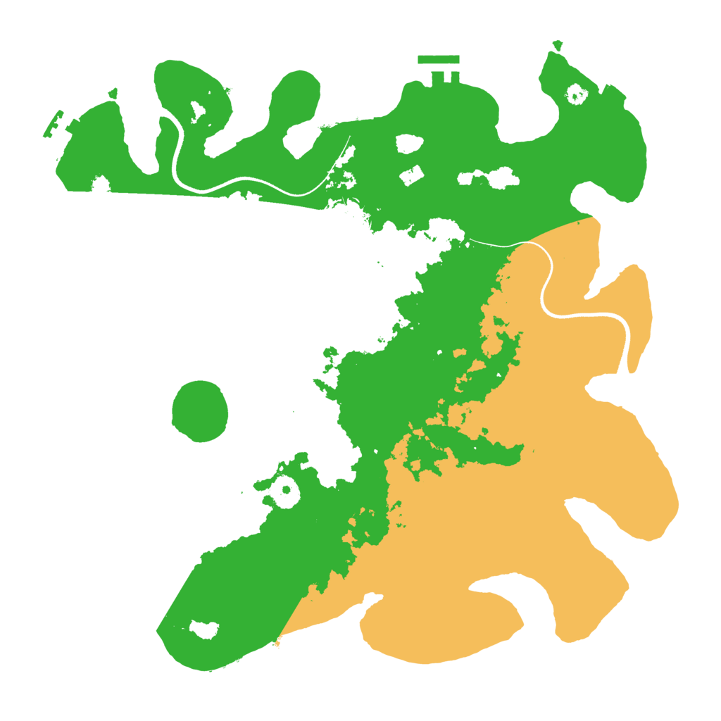 Biome Rust Map: Procedural Map, Size: 3500, Seed: 2129592419