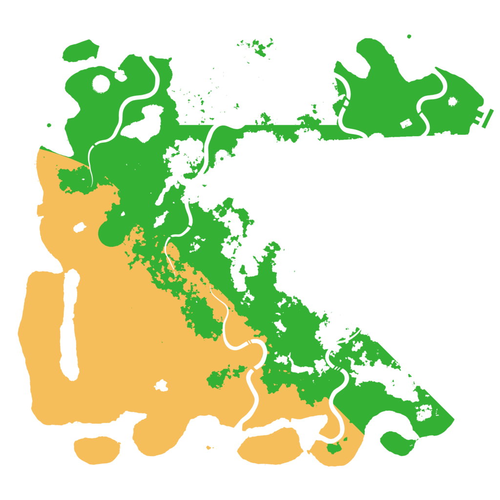 Biome Rust Map: Procedural Map, Size: 5000, Seed: 1943488431
