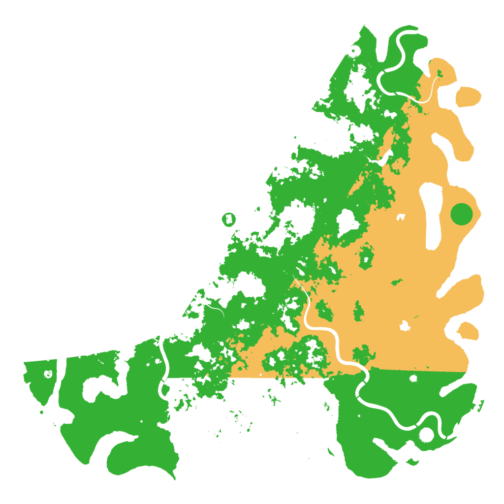 Biome Rust Map: Procedural Map, Size: 6000, Seed: 651930437
