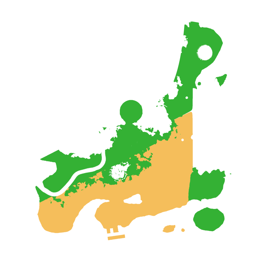 Biome Rust Map: Procedural Map, Size: 3000, Seed: 7875