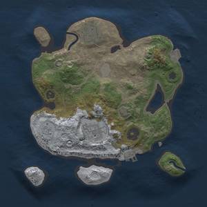 Thumbnail Rust Map: Procedural Map, Size: 2400, Seed: 500, 8 Monuments