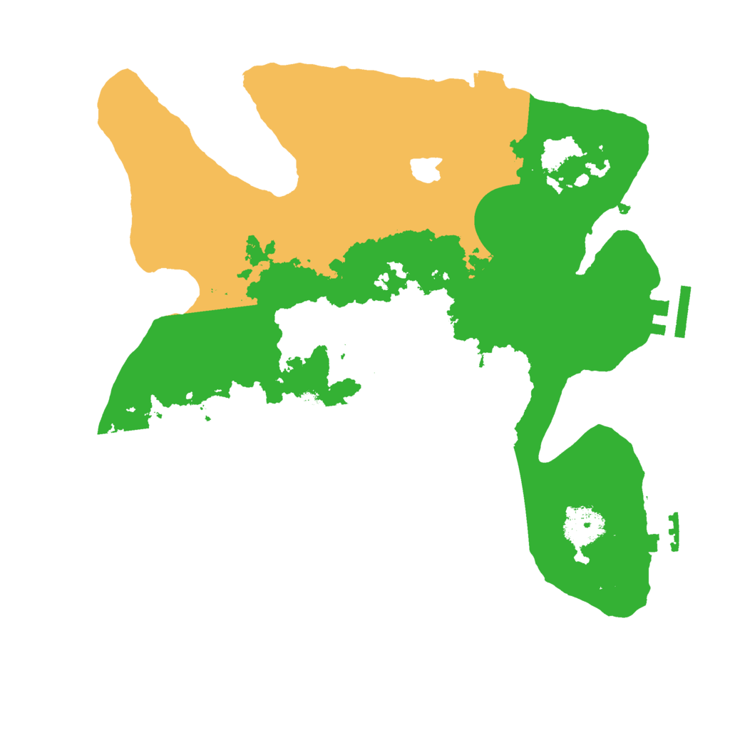 Biome Rust Map: Procedural Map, Size: 2850, Seed: 5455