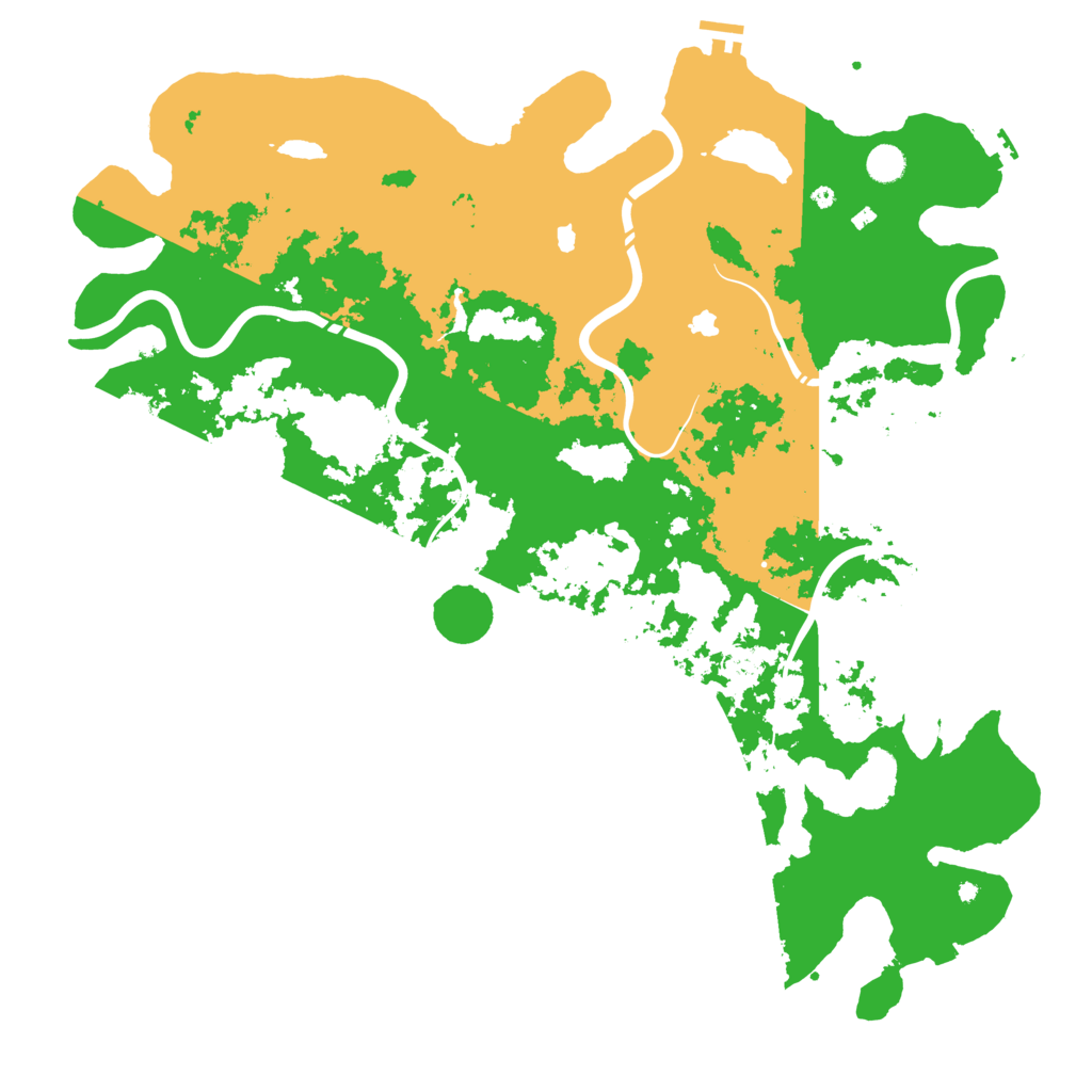 Biome Rust Map: Procedural Map, Size: 5000, Seed: 33894413