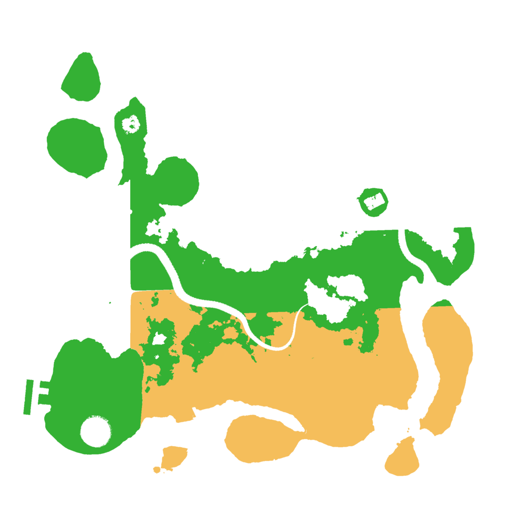 Biome Rust Map: Procedural Map, Size: 3000, Seed: 418971412