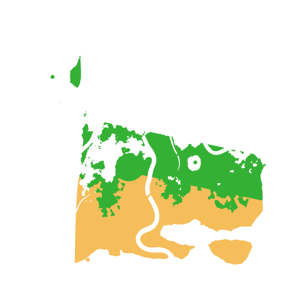 Biome Rust Map: Procedural Map, Size: 3000, Seed: 979126309