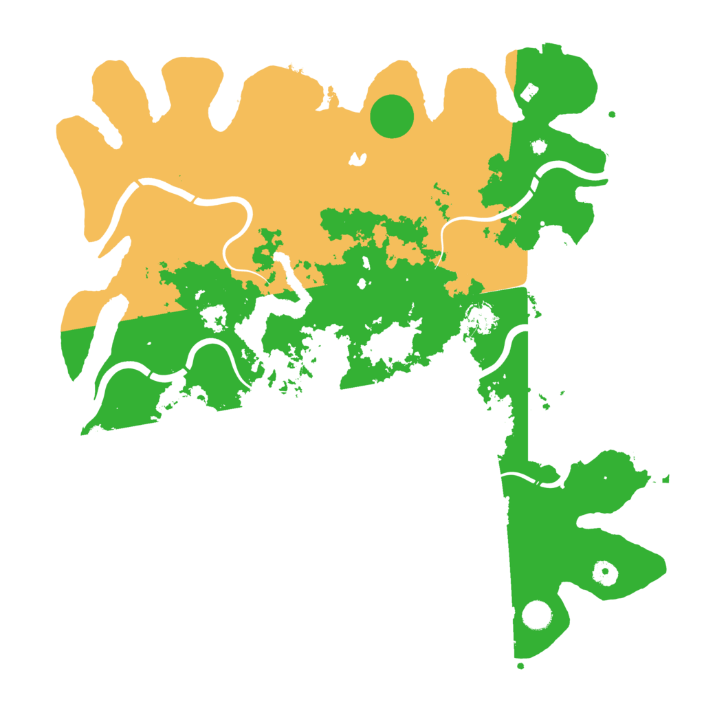 Biome Rust Map: Procedural Map, Size: 4250, Seed: 18819