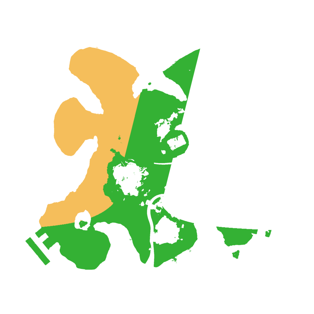 Biome Rust Map: Procedural Map, Size: 2000, Seed: 64544051